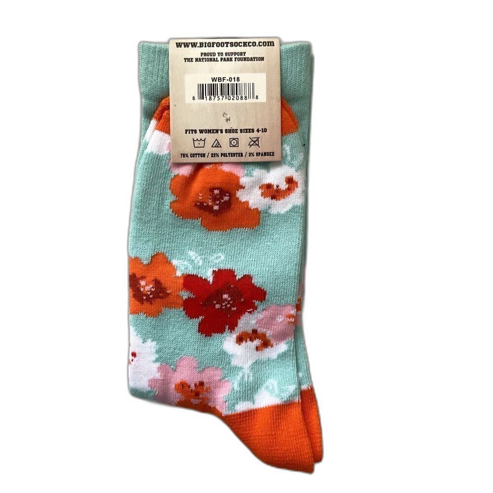 Bigfoot Sock Co Flower Novelty Socks